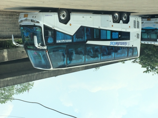 ขายรถบัสสองชั้น ทรงยูโรสตาร์ สีขาวทั้งคัน สภาพดีมาก (ทำงานได้ทันที)