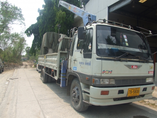 ขายด่วน,หกล้อHINO,195HPห้างแท้ๆเครน 5ตันTADANO ZR5044