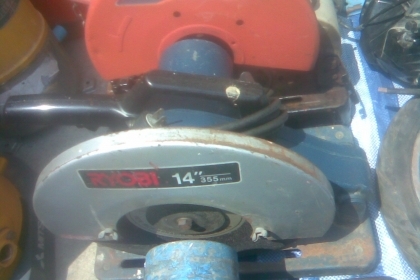 ไฟเบอร์ตัดเหล็ก เรียวบิสภาพเดิมๆพร้อมใช้งานครับเป็นของเรียวบิครับพร้อมใบตัดครับราคานี้คุ้มมากครับและมีของเมคเทคครับราคาเดียวกันครับ