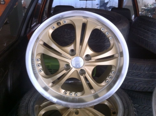 ล้อยี่ห้อ Master (Japan) ขนาด16 กว้าง7 4รู100 อ๊อฟ35