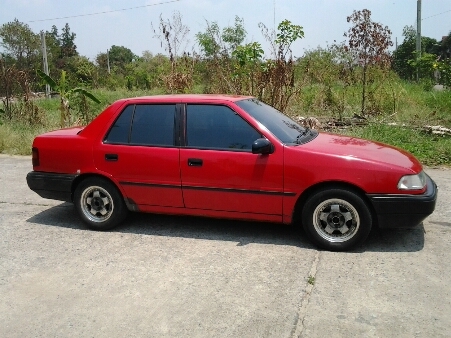 ขายรถยนต์ ปี92 ฮุนได เอ็กเซล เครื่อง1500cc.หัวฉีด เกียร์ธรรมดา พวงมาลัยเพาเวอร์ แอร์เย็น วิทยุเทป ล้อแม็ก ภายในดี เครื่องดึแน่นๆ ขายราคาถูกๆ
