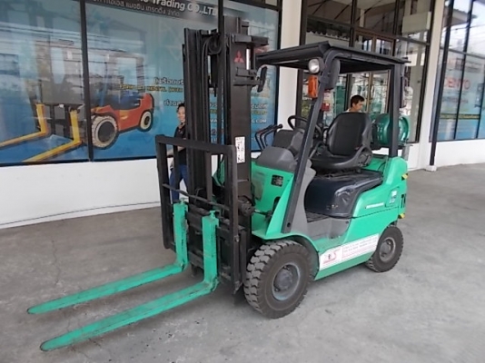 รถฟอร์คลิฟต์ 1.5 ตัน ยี่ห้อ Mitsubishi KFG15T #KF2D-50036 (แก๊ส LPG)