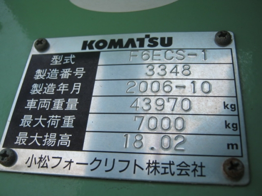 รถ Spreader Forklift นำเข้าจากญี่ปุ่น