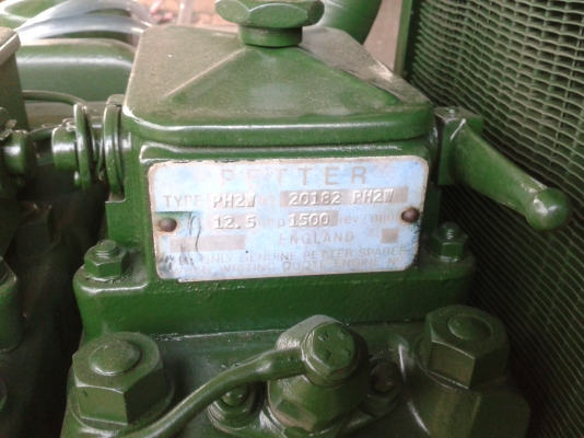 ขายเครื่องPETTER ของอังกฤษพร้อมใช้งาน ราคา22000