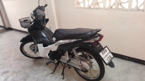 Honda Wave110i ดำ-ขาว ปี54