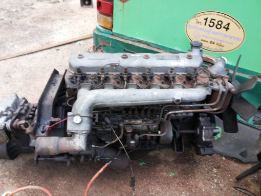 เครื่อง isuzu 6BF1 พร้อมเกียร์ มีใบคุ้ม
