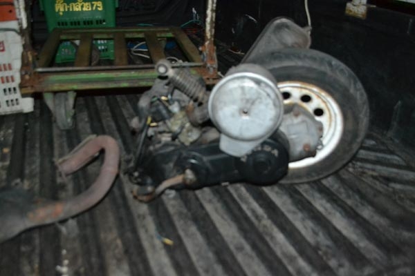 ขายเครื่องรถป็อบhonda zook 1200