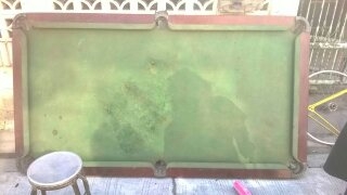 โต๊ะสนุ๊กไม่มีขาพร้อมลูก 2000