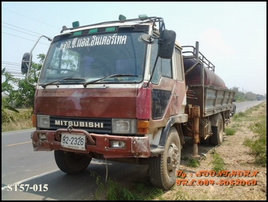 ขายด่วน รถบรรทุก 6 ล้อ MITSUBISHI FK416H 160 แรง เทอร์โบ ติดเครน 3 ตัน 3 ปลอก + วินส์หลัง สภาพพร้อมใช้ ราคาสุดคุ้ม
