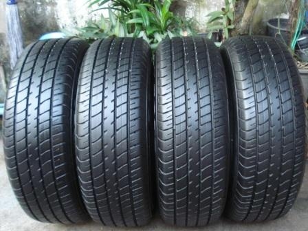 ยาง 185-60-15 ปี 11  1 ชุดดอกหนาๆ