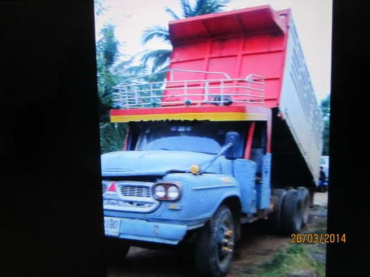 ISUZU-10ล้อดั้ม.หน้ายาวเพลาเดียวเตรื่องEH700-สโลว์กลางช่วงล่างฟูโซ่--สภาพพร้อมใช้--