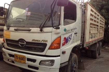 ขาย Mega 320 แรง CNG โรงงาน ปี48 พ่วงแม่ลูกดั้ม ลูกสามเพลา โทร 088-4501277