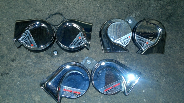 แตร์รถยนต์ MITSUBA โครเมี่ยม MADE IN JAPAN