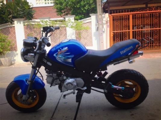 stallion Solo 125 mini ปี 2555 สีน้ำเงิน ท่อ Endurance
