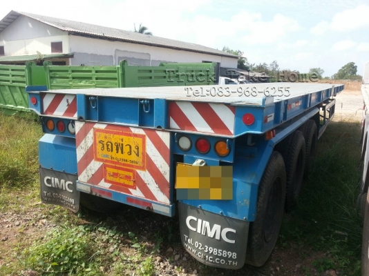 CIMC หางสามเพลาแท้  ขายสด 445,000  บาท ค่ะ