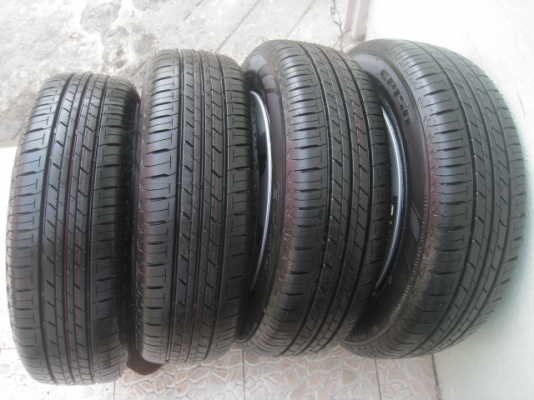 ขายกะทะล้อ new yaris ขอบ14 4รู100 พร้อมยาง ยางผลิตสัปดาห์ที่ 50 ปี13 สนใจติดต่อเล็กคลองสามครับ 081-3747940