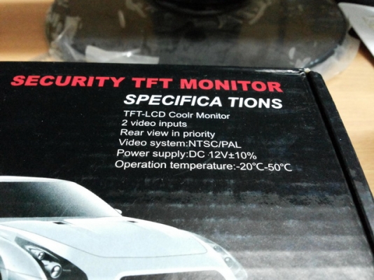 จอมอนิเตอร์ ขนาด 4.3 นิ้ว แบบพับจอเก็บได้ เอาไว้ต่อกล้องมองหลัง หรือต่อเครื่องเล่น DVD HD player จอมอนิเตอร์ ขนาด 4.3 นิ้ว แบบพับจอเก็บได้ เอาไว้ต่อกล้องมองหลัง หรือต่อเครื่องเล่น DVD HD player