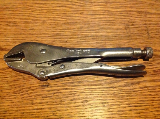 ขายคีมล็อค VINTAGE 10R, PETERSON VISE GRIP ตี 2 แถว