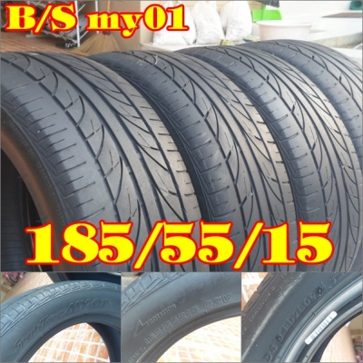 185/55/15 (ลด500จาก2200฿)Bridgestone MY01 (3309) 185/55/15 (ลด500จาก2200฿)Bridgestone MY01 (3309)