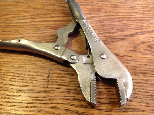 ขายคีมล็อค VINTAGE 7R, PETERSON VISE GRIP ตี 2 แถว