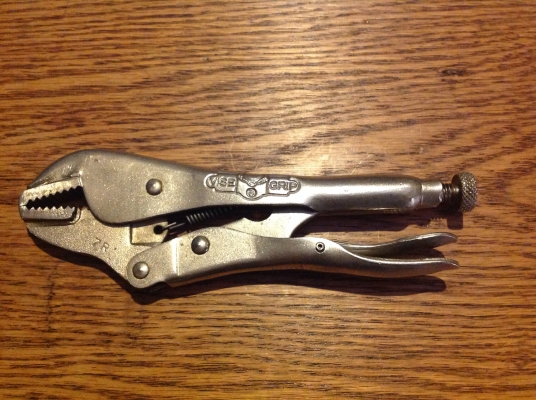 ขายคีมล็อค VINTAGE 7R, PETERSON VISE GRIP ตี 2 แถว