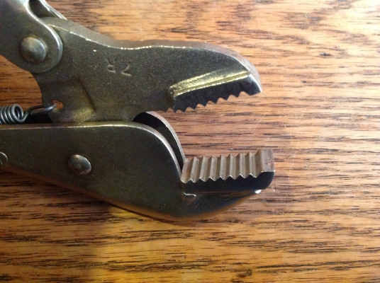 ขายคีมล็อค VINTAGE 7R, PETERSON VISE GRIP ตี 2 แถว