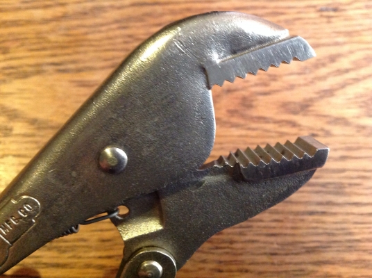 ขายคีมล็อค VINTAGE 7R, PETERSON VISE GRIP ตี 2 แถว