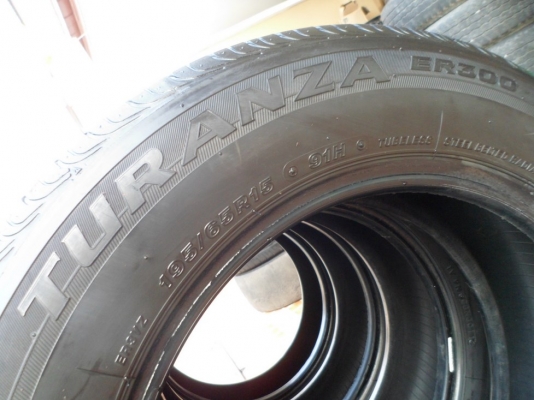 195/65/15(4เส้น2,500.฿)Bridgestone.ER300(ปี11)