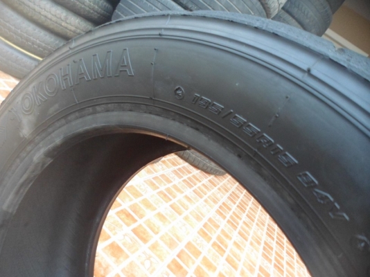 ยางซอฟ195/55/15(7,000฿4เส้น)YOKO AD048(japan)ปี07-08 (1ชุด) ใส่หล่อ,ใส่แท้ หนึบๆ (ไม่มีปะ,ร้าว,บวม,แตกลายงา)