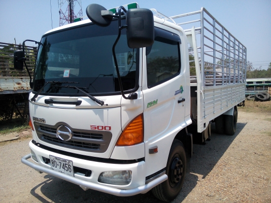 6 ล้อกลาง  *Euro.3*  HINO (SERIES.500)  MEGA. FC9J 175 แรงม้า+*คอมมอนเรว* ยาว5.50ม.  รถสวยเดิม *รถห้างแท้*  เอกสารพร้อมโอน