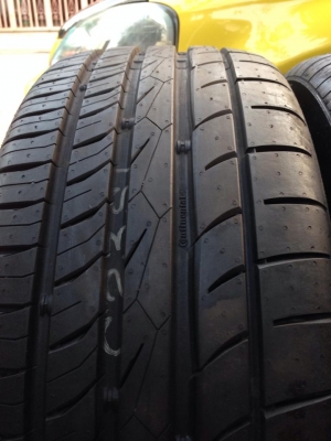 ขายยางป้ายแดง  CONTI 225-45-17 ปลายปี12 ถอดจากรถเบนซ์ ดอก100\%