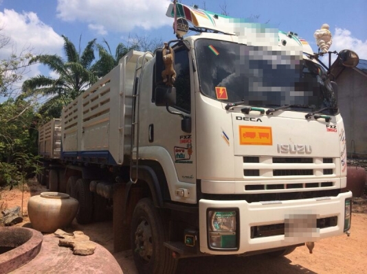 รถอีซูซุ 10 ล้อดั้ม FXZ  360 แรงม้า. ปี 53  ( ขายแม่ , ลูก )   สนใจติดต่อ 081 - 6079515