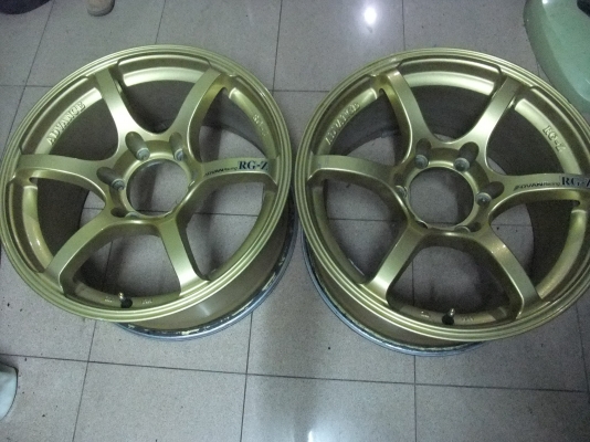 ล้อ RG-Z 17 กว้าง8 6รู สภาพสวยมากๆๆๆๆ ไม่เคยซ่อม สีเดิม