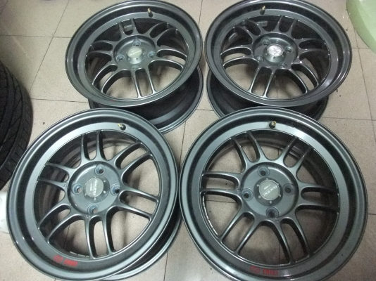 ล้อ RPF1 ขอบ15 กว้าง6.5 4รู100 สภาพสวยๆ สีเดิม ไม่เคยซ่อม