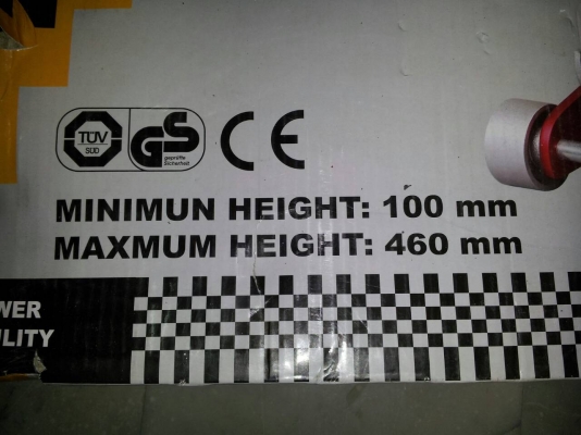 แม่เเรงยกรถ อลูมิเนียม/เหล็ก  เเข็งเเรง ทนทาน น้ำหนักเบา  2.5T ยกได้เร็ว 2ลูกสูบ