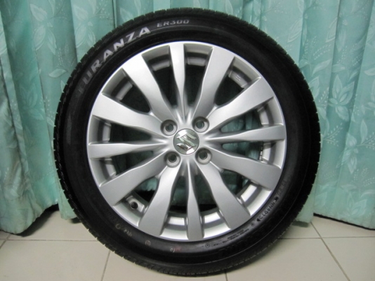 ขายล้อแม็กพร้อมยางป้ายแดง Suzuki Swift ตัวท๊อปขอบ 16