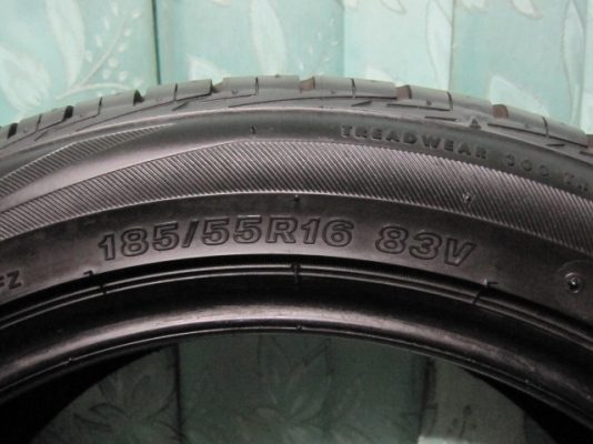 ขายยาง Bridgestone ขนาด 185 55R 16 ขอบ 16 ตุ่มหน้ายางมีครบทุกเส้น