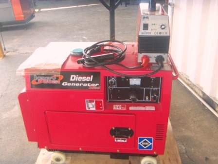 เครื่องปั่นไฟ 6 Kva.พร้อมชุดเชื่อมสนาม(สินค้าใหม่รับประกัน6เดือน)