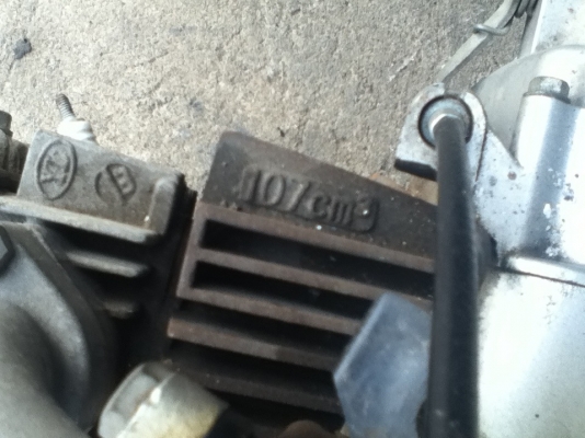 ขายเครื่องจีน107ccยกลงจากมั้งกี่