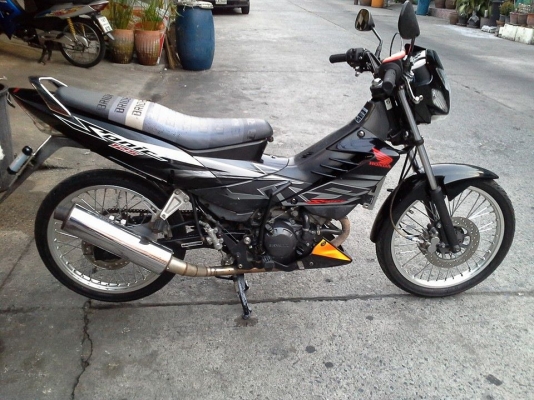 Sonic ปี 49 สีดำ ตัวใหม่แท้ๆ กุญแจใหญ่ โช๊คดำ อาร์มดำ เครื่องแน่น ไม่หลวม เอกสารครบ