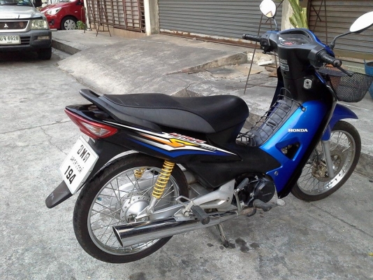 Wave 100 ท้ายดำ ปี 51 สีน้ำเงิน รถสวยมาก ตั้งขายได้เลย ซื้อใช้ก็ยิ่งคุ้ม เอกสารครบ