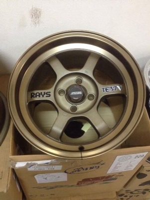 เเม็กใหม่ TE37V ขอบ 15 กว้าง7.5 พร้อมยางใหม่ Falken