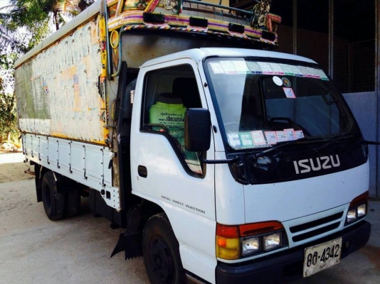 ขายISUZU NKR 110แรง ปี38ห้างแท้ เครื่องดี แชสซีสวย เอกสารพร้อมโอน