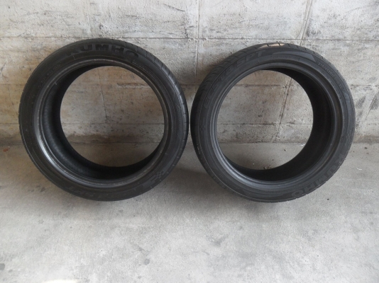 ยาง KUMHO 215/45ZR17 ปี10 สวยๆ 1 คู่ ราคา 1900 บาท