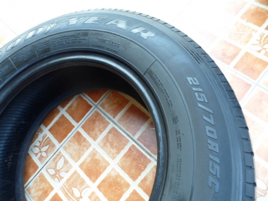 215/70/15 (4เส้น2,500.฿)GOODYEAR.DURASPORT(ปี10)ดอกสวย