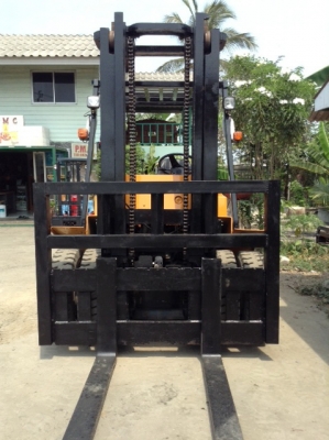 +++ ขายรถโฟล์คลิฟท์  T.C.M. FD60-Z4   ขนาด 6  ตัน   เครื่องยนต์ดีเซล  เกียร์ออโตเมติค  เสา 3,300  มม.  งา  1,800  มม.  ล้อหน้าคู่  ยางตัน  6 ล้อ  *** รถสภาพดีพร้อมใช้งาน  รายละเอียดคุยได้ครับ  081-659-7598***