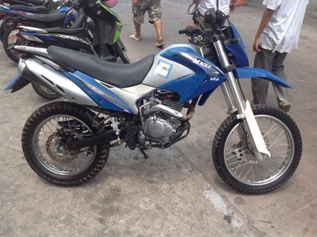 วิบากสตาร์ทมือ พร้อมทะเบียนM Bike200CCปี2555 พรบ ภาษีไม่ขาด กรุงเทพ