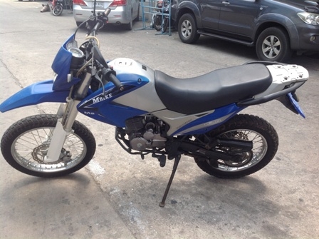วิบากสตาร์ทมือ พร้อมทะเบียนM Bike200CCปี2555 พรบ ภาษีไม่ขาด กรุงเทพ