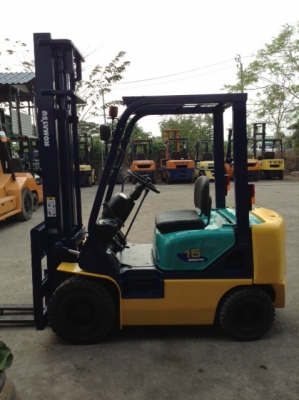 +++ ขายรถโฟล์คลิฟท์  KOMATSU  FG15-16  ( สภาพดี  พร้อมใช้งาน) เครื่องยนต์เบนซิน  เสา 4 ม. เกียร์ธรรมดา  งา 1,070  มม.  ยางตัน 4 ล้อ  +++ รถสภาพดี  พร้อมใช้งาน  รายละเอียดคุยได้ครับ 081-659-7598+++