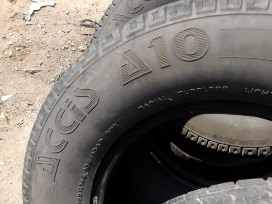 195R14 ACCIS A10 มี 1 ชุด 4 เส้น TEL.081-427-3941 195R14 ACCIS A10 มี 1 ชุด 4 เส้น TEL.081-427-3941